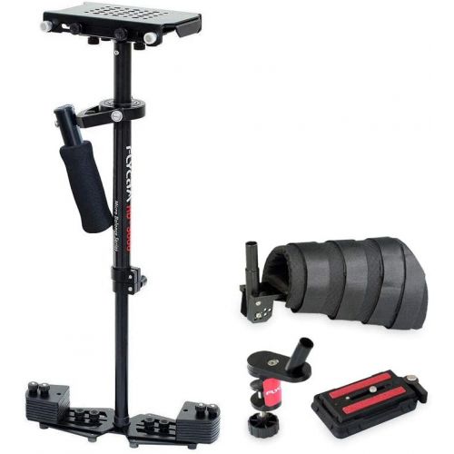  FLYCAM HD-3000 Micro Balancing 60cm/24” Handheld Steadycam Stabilizer with Arm Support Brace for DSLR Video Cameras up to 3.5kg/8lbs - Free Table Clamp & Unico Quick Release (FLCM-