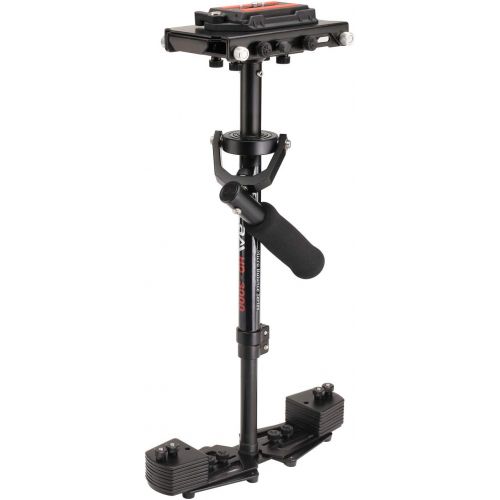  FLYCAM HD-3000 Handheld Video Camera Stabilizer with Quick Release Plate and Table Clamp, 8 Lbs Capacity