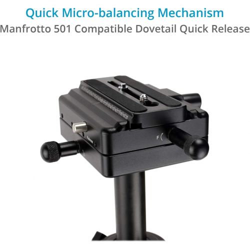  [무료배송]플라이캠 비디오 카메라 스테빌라이저 FLYCAM Redking Quick Balancing Video Camera Stabilizer with Dovetail Quick Release | Professional CNC Aluminum Camera Stabilizer for DSLR BMCC Sony Nikon DV Camcorders up to 7kg/15