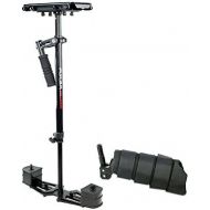 FLYCAM HD-5000 2973cm Micro Balancing Handheld Steadycam with Arm Brace for Camera upto 5kg11lb | Stabilizer for DSLR Nikon Canon Sony Panasonic | FREE Quick Release + Table Clam
