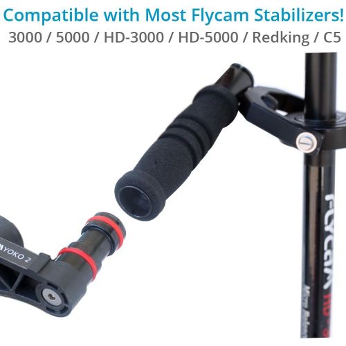  FLYCAM Yoko-2 Steady Support for Handheld Camera Stabilizer with 22mm dia adapter, Compatible with Flycam 30005000HD-3000HD-5000RedkingC5 & other Video Steadycam (FLCM-YOKO-2)