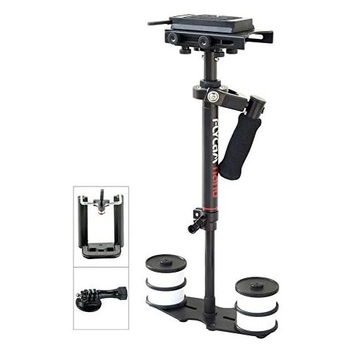  FLYCAM Nano 19”48cm Handheld Mini Camera Stabilizer for DSLR Video Cameras up to 1.5kg3.3lbs | Free Quick Release Plate GoPro Adapter iPhone Adapter and Storage Bag (FLCM-NANO-QR