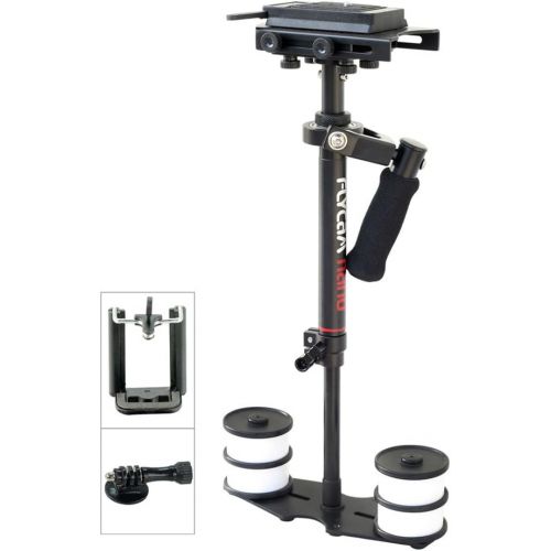  FLYCAM Nano 19”48cm Handheld Mini Camera Stabilizer for DSLR Video Cameras up to 1.5kg3.3lbs | Free Quick Release Plate GoPro Adapter iPhone Adapter and Storage Bag (FLCM-NANO-QR