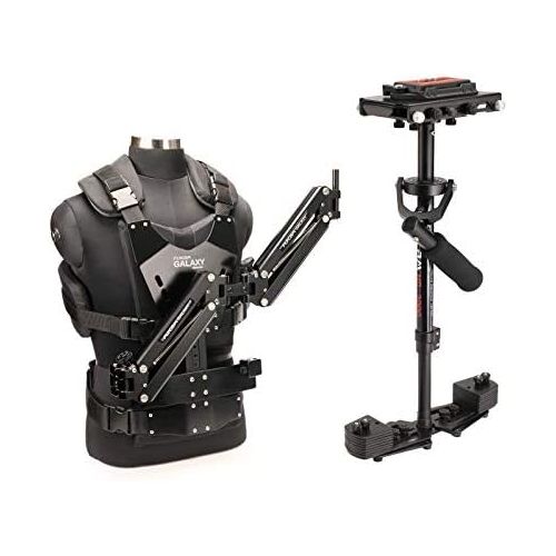  FLYCAM Flycam HD-3000 Stabilizer with Galaxy Dual Arm & Body Vest Steadycam System (GLXY-AV-HD-3) For Video DSLR Cameras | Free Accessories