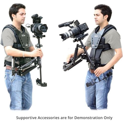  FLYCAM Galaxy Dual Arm and Vest Body Mounted Steadycam For Handheld Stabilizer For Video Camera Camcorder up to 10kg22lbs (GLXY-AV)