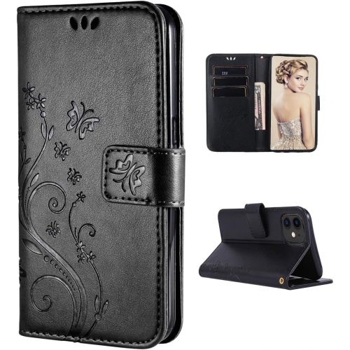  [아마존베스트]FLYEE Compatible with iPhone 11 Pro(5.8 inch,2019 Release),Wallet Case for Women Girls with Card Holder,[3D Painted] PU Leather Flip Cover with Kickstand Magnetic,Shockproof Protec