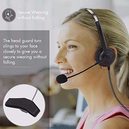  [아마존베스트]FLYEER USB Headsets with Microphone and Inline Audio Control, Noise Cancellation, Wired Broadband PC Headphones for Business, UC, Skype, Lync, Softphone, Call Center, Office, Computer, Ul