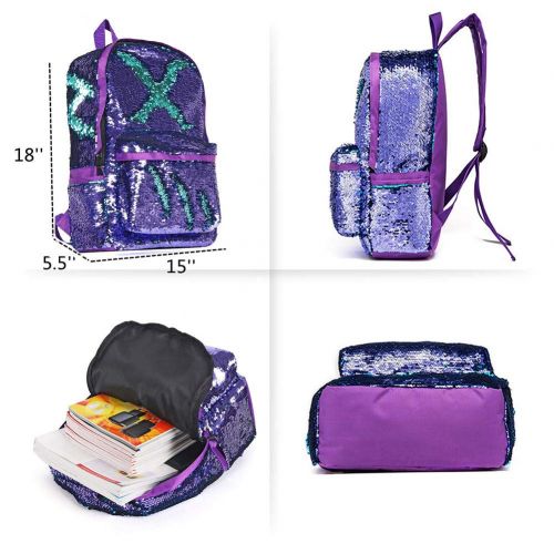  FLYMEI School Backpack for Girls, Casual Daypacks, Lightweight Travel Backpack for Women, Laptop Bag