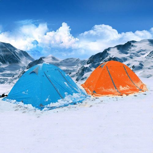  FLYTOP Flytop 3-4 Season 1-2-person Double Layer Backpacking Tent Aluminum Rod Windproof Waterproof for Camping Hiking Travel Climbing - Easy Set Up