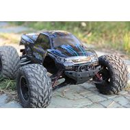 FMTStore 1/12 IPX4 Scale Electric RC Car Offroad 2.4Ghz 2WD High Speed 33+MPH Remote Controlled Car Truck (Color: Blue)