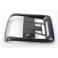 FMtoppeak 3Colors ABS Car Interior Decoration Reading Light Cover Trim Compatible with Chevrolet Equinox 2017 (Carbon Fiber)