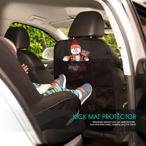  [아마존 핫딜]  [아마존핫딜]Autositzauflage Kindersitzunterlage FOCHEA Universal Kindersitz Autositzauflage + Auto Rueckenlehnenschutz Isofix geeignet fuer Autositzschoner und Kindersitz