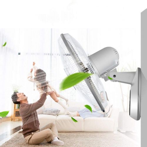  FOCHEA FAN LYFS Wall Mount Can Be Rotated 3 Speed Setting Energy Efficient Remote Ultra-Quiet Vertical Air Circulation Timing 16-Inch White