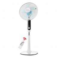FOCHEA FAN LYFS Standing Pedestal Oscillating Rotating 6 Speed Setting Adjustable Telescopic with Remote Control & Timer Low Noise Energy Efficient Ideal for Home Or Office