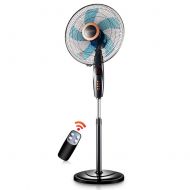 FOCHEA FAN LYFS Standing Pedestal 3 Speed Setting Oscillating Pedestal Stand Floor-Standing Oscillating Rotating Adjustable Telescopic with Remote Control & Timer Ideal for Home Or Office