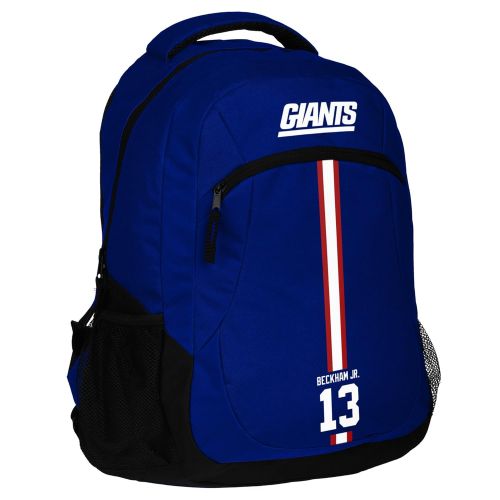  FOCO New York Giants Action Backpack School Gym Bag - Odell Beckham #13