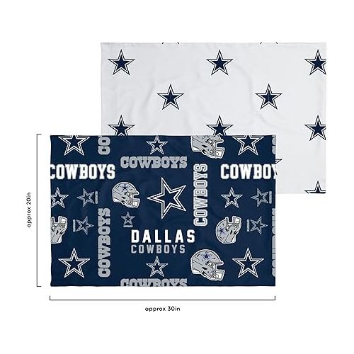  FOCO NFL Team Logo Bed in a Bag Comforter Sheets Pillow Cases Bedding 5-Piece Set