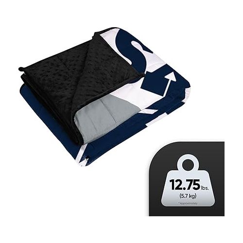  FOCO NFL Team Color Wordmark Weighted Blanket 60