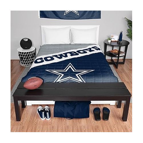  FOCO NFL Team Color Wordmark Weighted Blanket 60