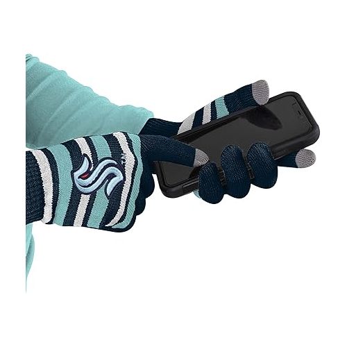  foco NHL Team Logo Stretch Gloves