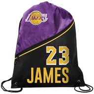 FOCO NBA Los Angeles Lakers LeBron James #23 Drawstring Backpack, Los Angeles Lakers, One Size