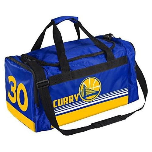  FOCO Golden State Warriors Curry S. #30 Medium Striped Core Duffle Bag
