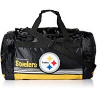 FOCO Pittsburgh Steelers Medium Striped Core Duffle Bag