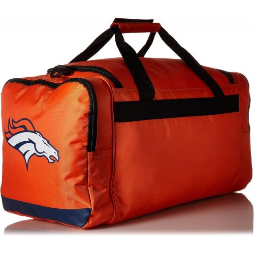  FOCO Denver Broncos Medium Striped Core Duffle Bag