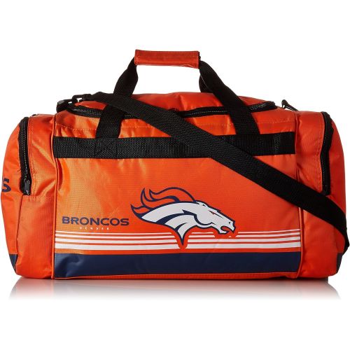  FOCO Denver Broncos Medium Striped Core Duffle Bag