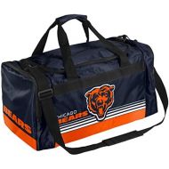 FOCO Chicago Bears Medium Striped Core Duffle Bag
