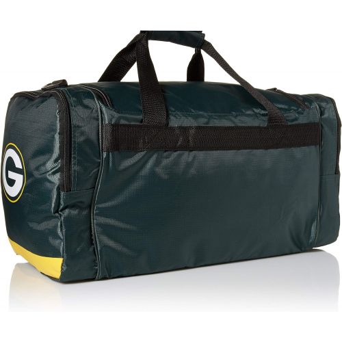  FOCO Green Bay Packers Medium Striped Core Duffle Bag