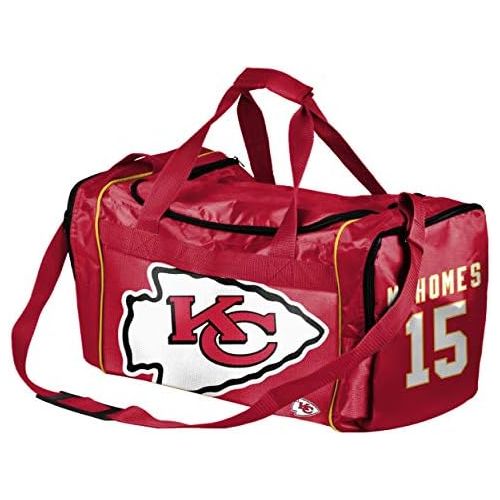  FOCO Kansas City Chiefs Official NFL Duffel Gym Bag - Patrick Mahomes #15