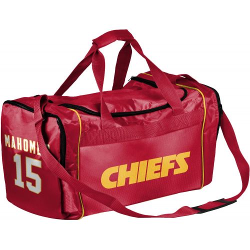  FOCO Kansas City Chiefs Official NFL Duffel Gym Bag - Patrick Mahomes #15