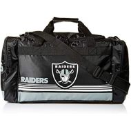 FOCO Oakland Raiders Medium Striped Core Duffle Bag
