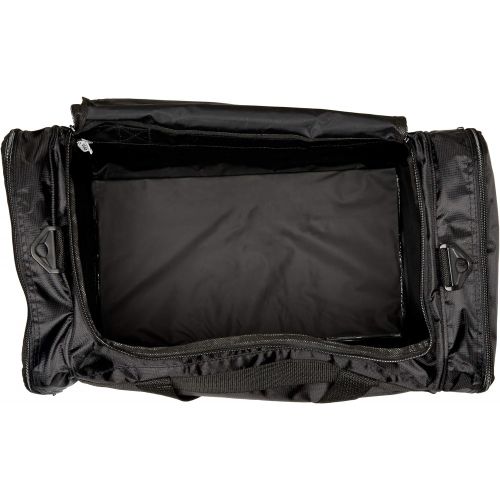  FOCO Oakland Raiders Medium Striped Core Duffle Bag