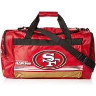 FOCO San Francisco 49ers Medium Striped Core Duffle Bag