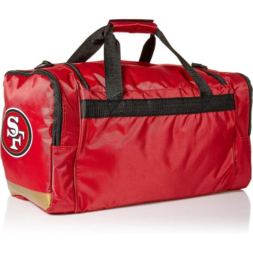  FOCO San Francisco 49ers Medium Striped Core Duffle Bag