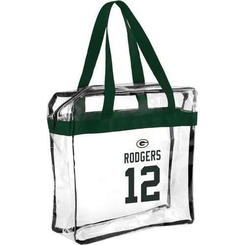  FOCO - NFL Player Stadium Approved Clear Zippered Messenger Tote Bag