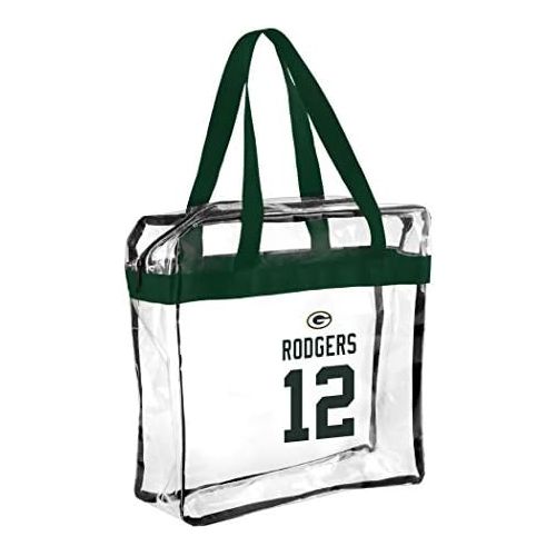  FOCO - NFL Player Stadium Approved Clear Zippered Messenger Tote Bag