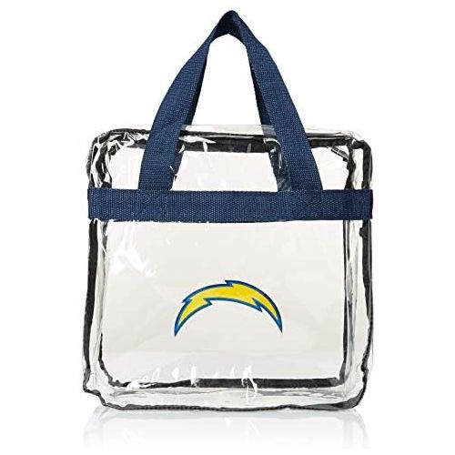  FOCO Los Angeles Chargers Clear Messenger Bag