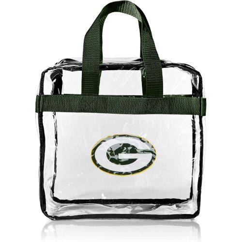  FOCO Green Bay Packers Clear Messenger Bag