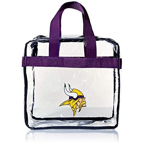  FOCO Minnesota Vikings Clear Messenger Bag