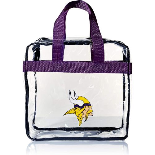  FOCO Minnesota Vikings Clear Messenger Bag