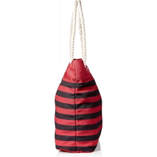  FOCO NFL Womens Nautical Stripe Tote Beach Bag