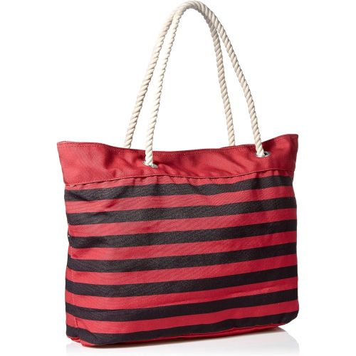  FOCO NFL Womens Nautical Stripe Tote Beach Bag