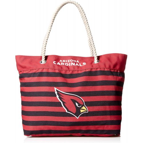  FOCO NFL Womens Nautical Stripe Tote Beach Bag