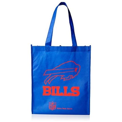  FOCO Buffalo Bills Printed Non-Woven Polypropylene Reusable Grocery Tote Bag