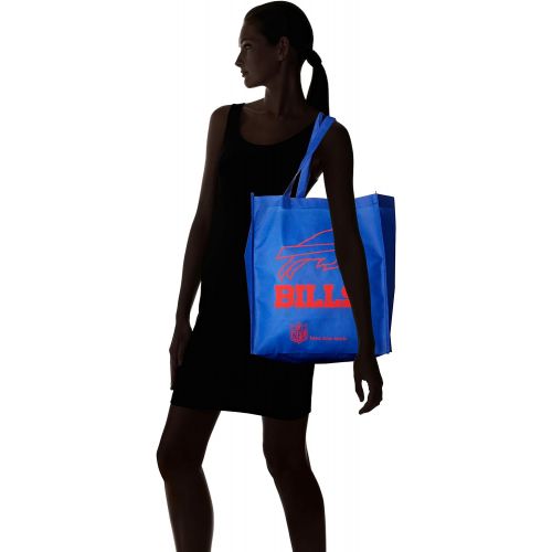  FOCO Buffalo Bills Printed Non-Woven Polypropylene Reusable Grocery Tote Bag