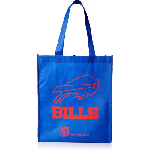  FOCO Buffalo Bills Printed Non-Woven Polypropylene Reusable Grocery Tote Bag