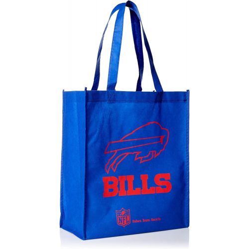  FOCO Buffalo Bills Printed Non-Woven Polypropylene Reusable Grocery Tote Bag